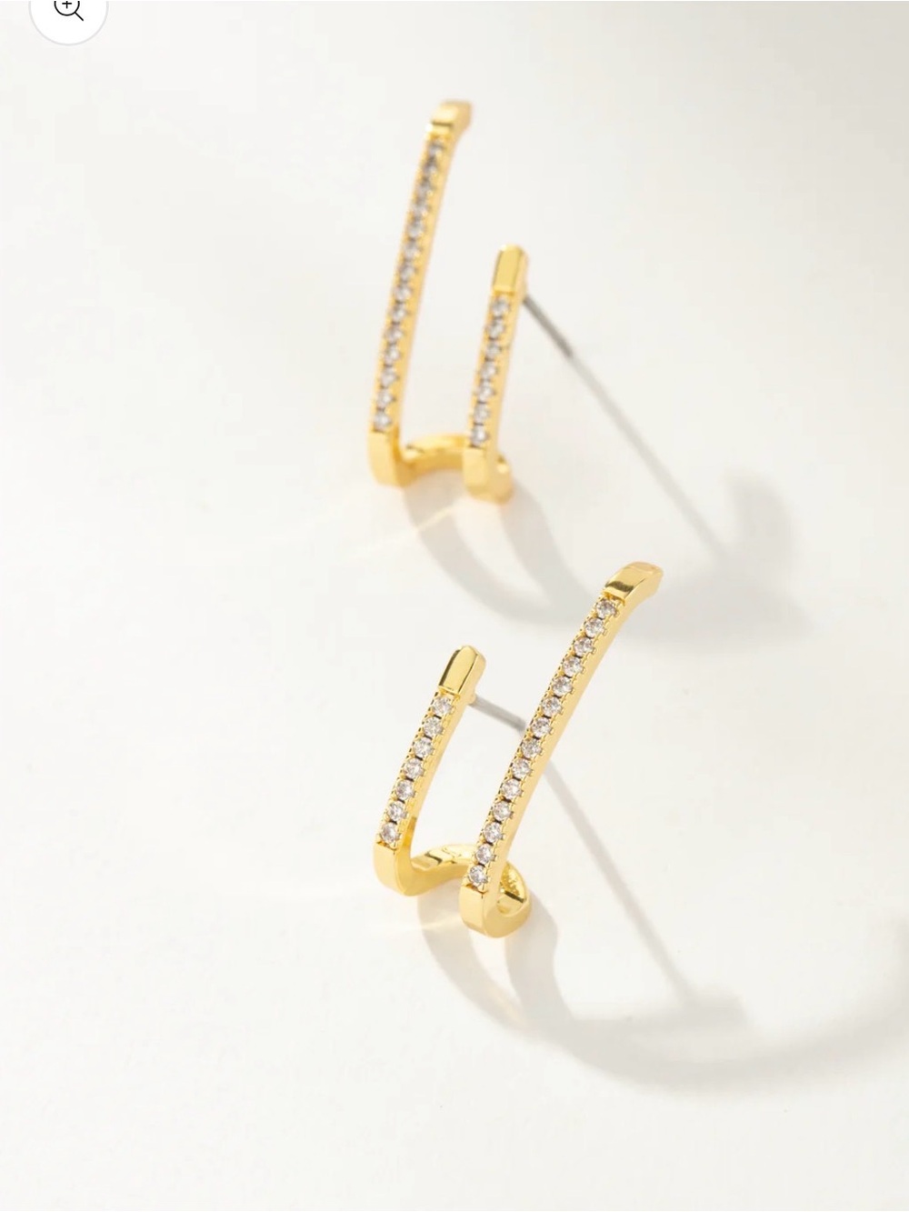 Uncommon James Double Vision Ear Climber - Gold